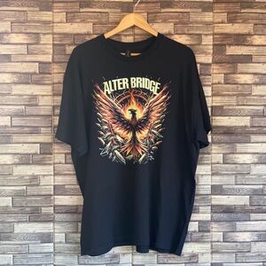 Unisex Used Black Gildan 2XL Alter Bridge Metal Band T Shirt